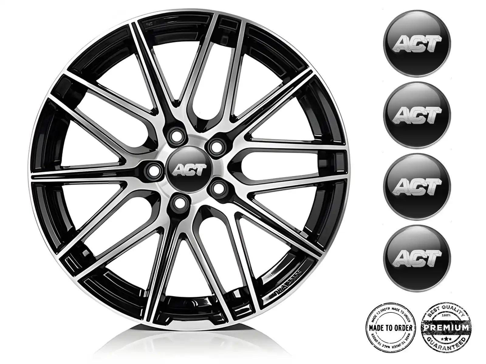 ACT Silicone Stickers Edition Custom Wheel Labels